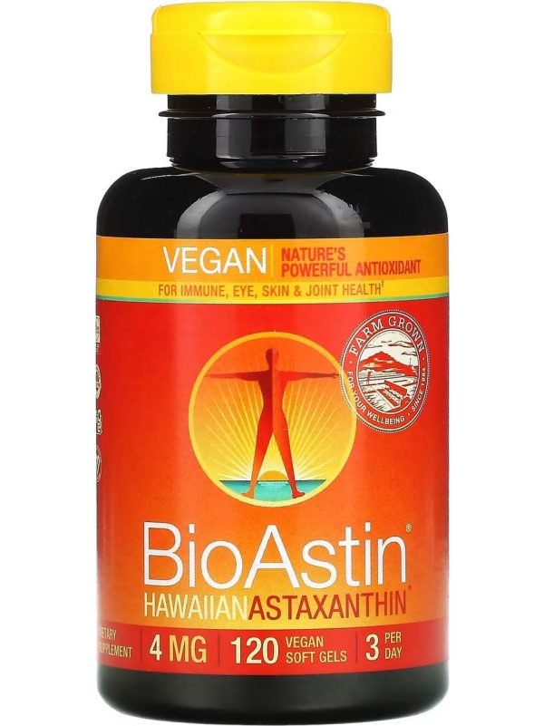 Nutrex Hawaii, BioAstin Hawaiian Astaxanthin, 4 mg, 120 Vegan Soft Gels Fashion