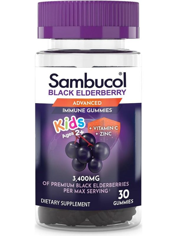 Sambucol, Kids Black Elderberry Immune Gummies, 30 Gummies For Cheap