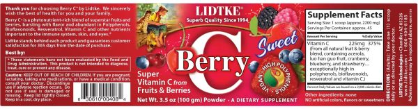 Lidtke, Berry C, Sweet, 3.5 oz Powder Hot on Sale