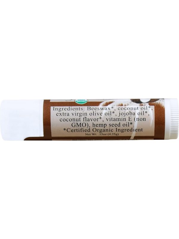 Organic Fiji, Certified Organic Lip Balm, Coconut, 36 Tubes Cheap