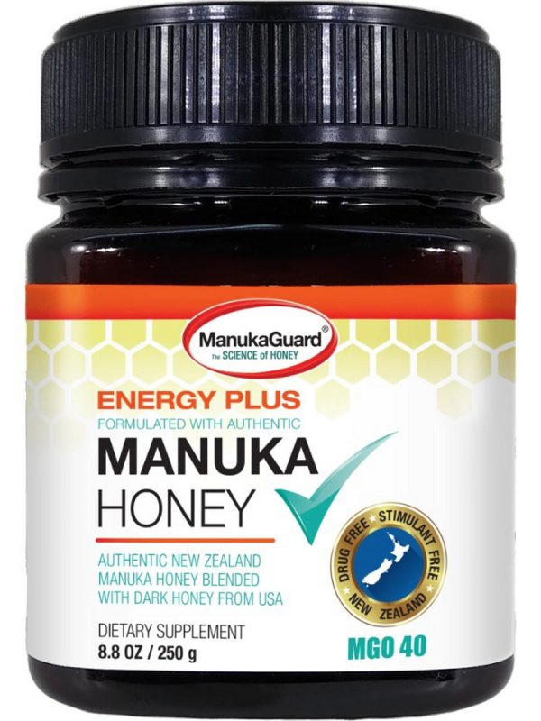 ManukaGuard, Energy Plus, Formulated with Authentic Manuka Honey, MGO 40, 8.8 oz Online now