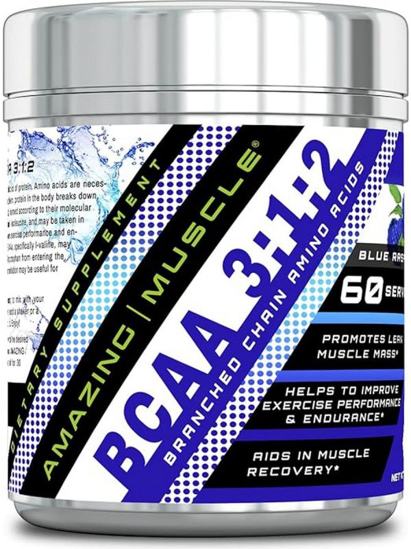 Amazing Muscle, BCAA 3:1:2, Blue Raspberry, 0.94 lb Online now