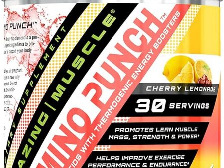 Amazing Muscle, Amino Punch, Cherry Lemonade, 8.9 oz For Sale