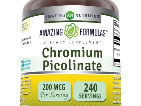 Amazing Formulas, Chromium Picolinate, 200 Mcg, 240 Tablets Online Hot Sale