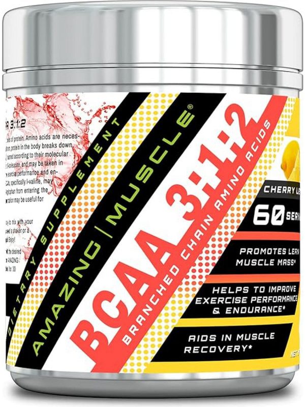 Amazing Muscle, BCAA 3:1:2, Cherry Lemonade, 0.94 lb Sale