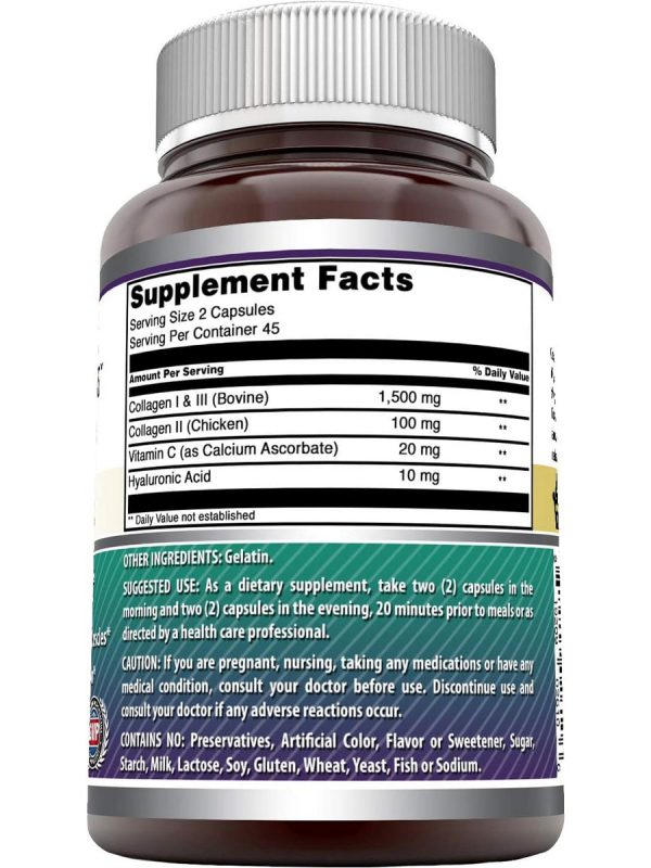 Amazing Formulas, Advanced Collagen, 1600 mg, 90 Capsules Online