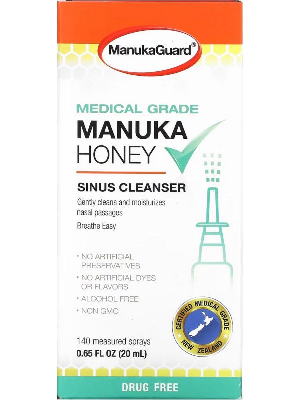 ManukaGuard, Medical Grade Manuka Honey, Sinus Cleanser, 0.65 fl oz Fashion