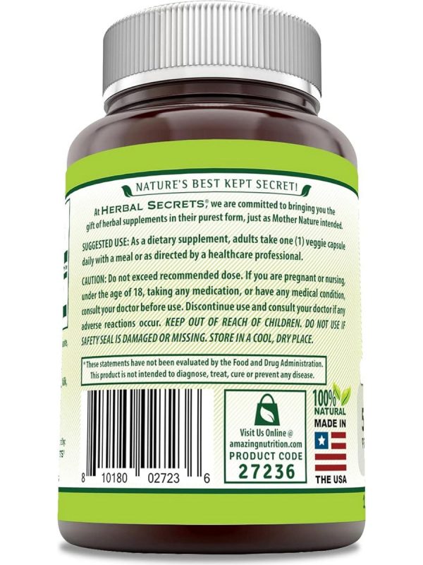 Herbal Secrets, Quercetin, 500 mg, 120 Veggie Capsules Discount