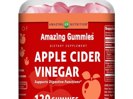 Amazing Nutrition, Amazing Gummies, Apple Cider Vinegar, 120 Apple Gummies Sale