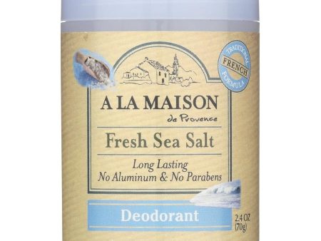 A La Maison de Provence, Fresh Sea Salt Deodorant, 2.4 oz Online Sale