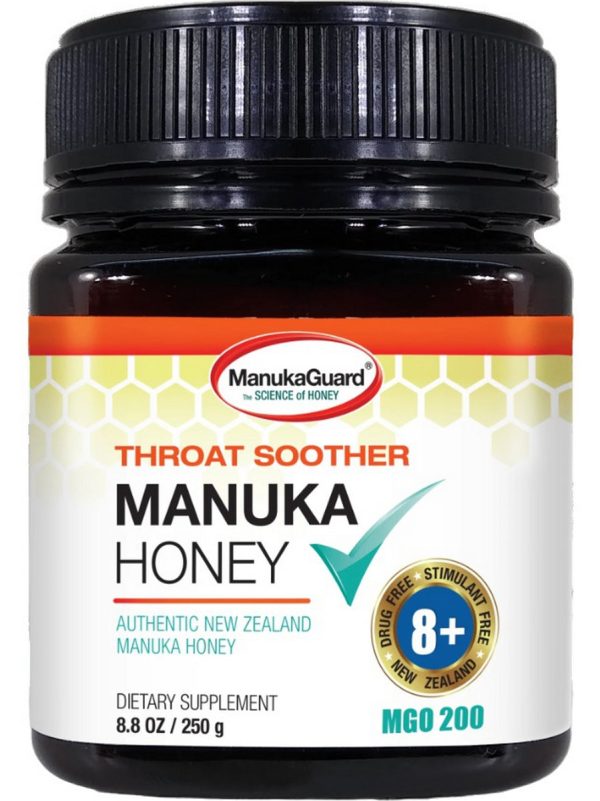 ManukaGuard, Throat Soother, Manuka Honey, MGO 200, 8.8 oz Online now