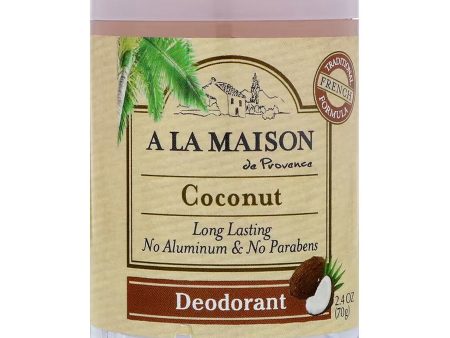 A La Maison de Provence, Coconut Deodorant, 2.4 oz For Discount