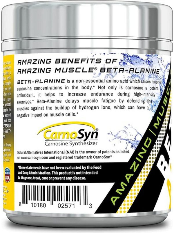 Amazing Muscle, Beta-Alanine, Unflavored, 1 lb For Cheap