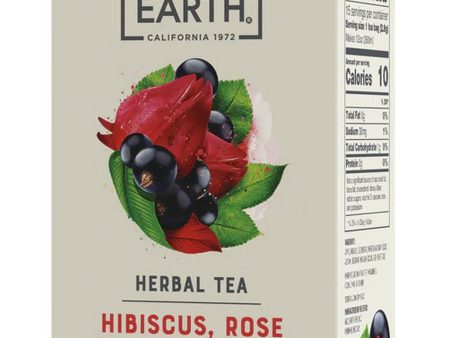 Good Earth Tea, Hibiscus, Rose & Sweet Berries, Herbal Tea, 15 Biodegradable Teabags Supply