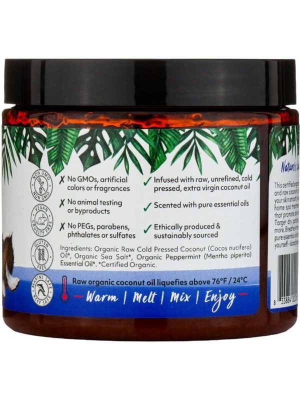 Organic Fiji, Whole Body Salt Scrub, Peppermint, 20 fl oz Cheap