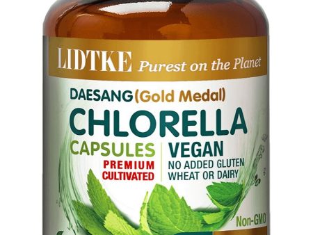 Lidtke, Daesang (Gold Medal) Chlorella, 120 Vegan Capsules Fashion