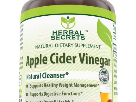 Herbal Secrets, Apple Cider Vinegar, 500 mg, 120 Capsules For Sale