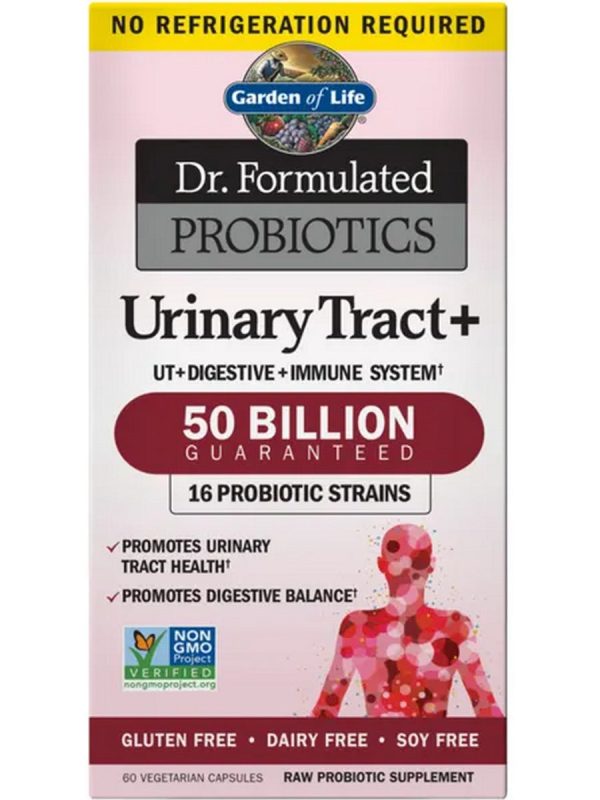 Garden of Life, Dr. Formulated Probiotics, Urinary Tract+, 60 Vegetarian Capsules For Cheap