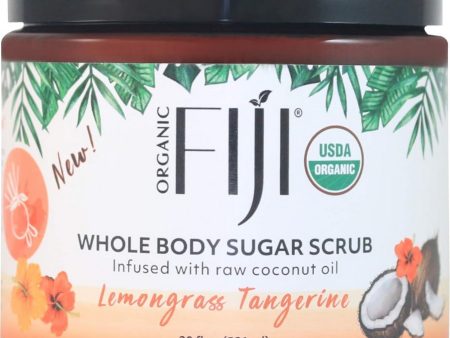 Organic Fiji, Whole Body Sugar Scrub, Lemongrass Tangerine, 20 fl oz Fashion