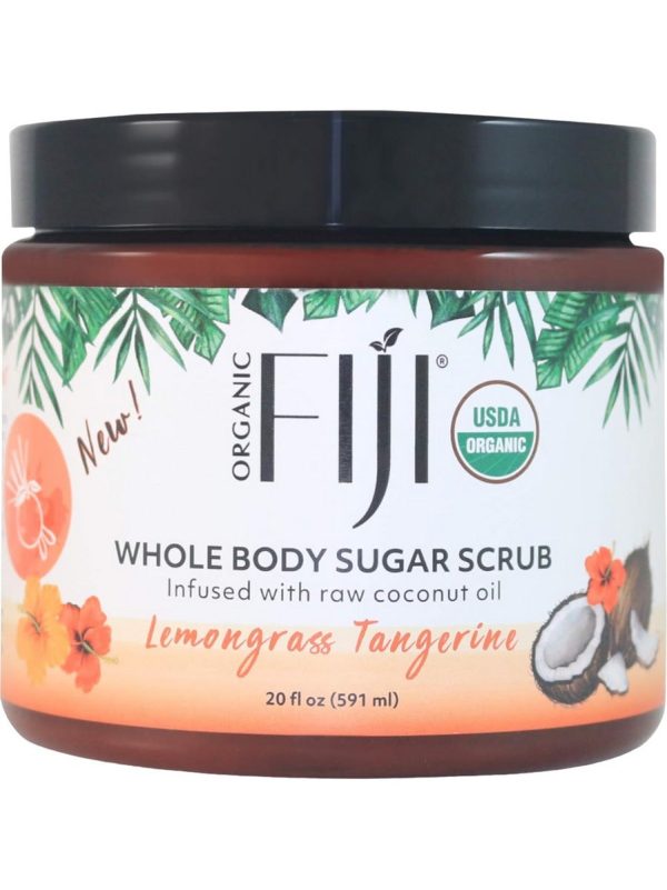 Organic Fiji, Whole Body Sugar Scrub, Lemongrass Tangerine, 20 fl oz Fashion