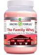 Amazing Formulas, The Family Whey, Premium Strawberry Flavor, 2 lbs Discount