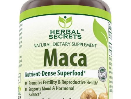 Herbal Secrets, Maca, 500 mg, 250 Capsules For Discount