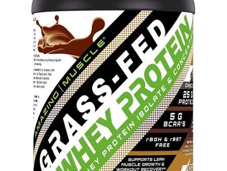 Amazing Muscle, Grass-Fed Whey Protein, Chocolate, 2 lbs Online