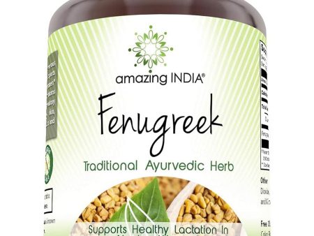 Amazing India, Fenugreek, 610 mg, 180 Veggie Capsules Fashion