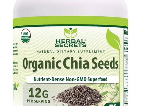 Herbal Secrets, Organic Chia Seeds Powder, 12 g, 2 lbs Hot on Sale