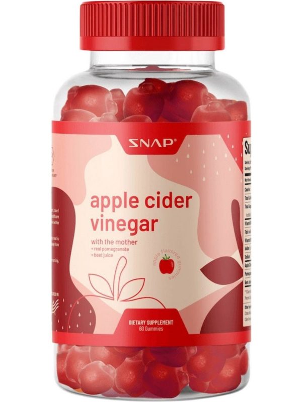 Snap Supplements, Apple Cider Vinegar with the Mother, 60 Gummies Cheap