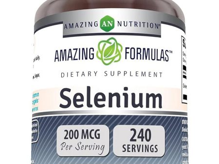 Amazing Formulas, Selenium, 200 mcg, 240 Tablets Hot on Sale