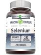 Amazing Formulas, Selenium, 200 mcg, 240 Tablets Hot on Sale