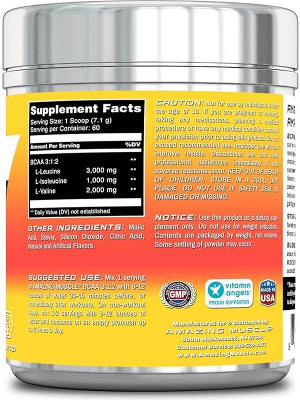 Amazing Muscle, BCAA 3:1:2, Cherry Lemonade, 0.94 lb Sale