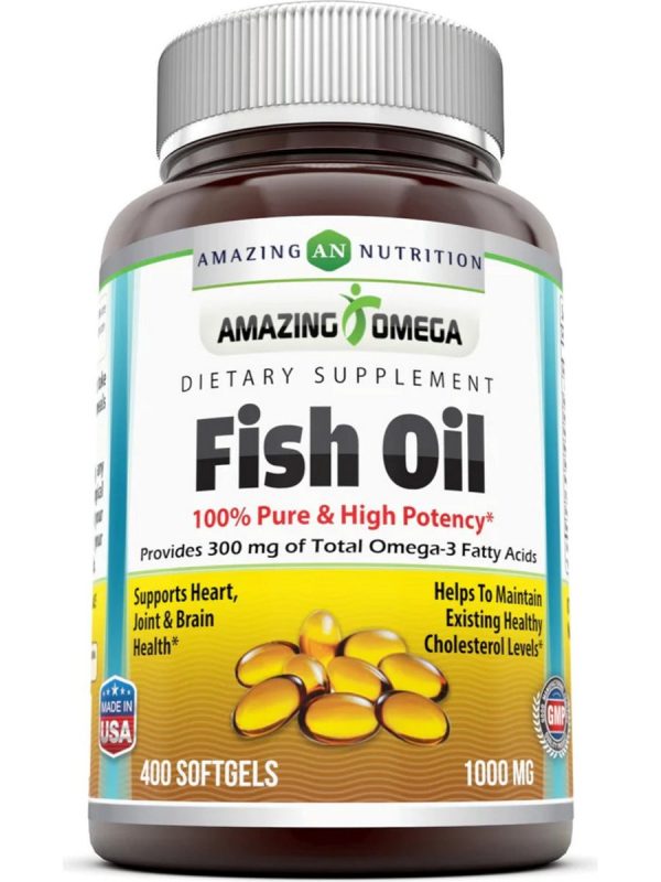 Amazing Omega, Fish Oil, 1000 mg, 400 softgels For Cheap