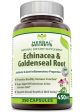 Herbal Secrets, Echinacea & Goldenseal Root, 450 mg, 250 Veggie Capsules Discount