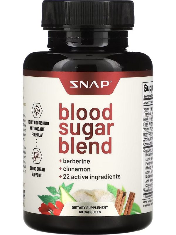 Snap Supplements, Blood Sugar Blend, 60 Capsules Online Sale