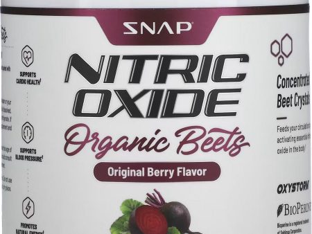 Snap Supplements, Nitric Oxide Organic Beets, Original Berry, 8.8 oz Online now