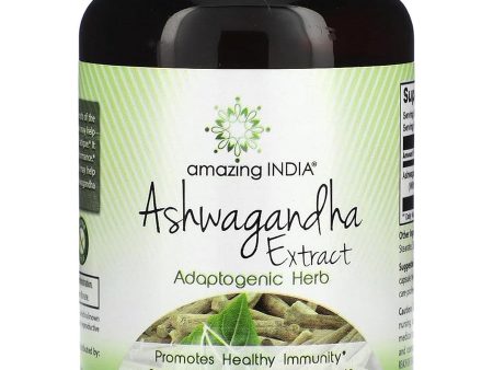 Amazing India, Ashwagandha Extract, 500 mg, 120 Veggie Capsules Discount