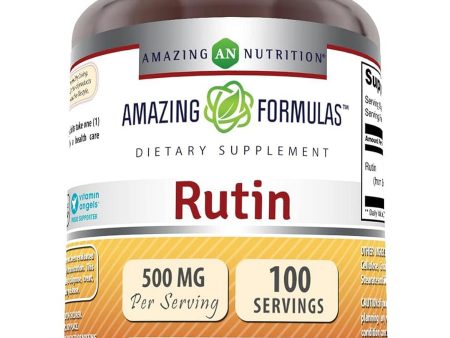 Amazing Formulas, Rutin, 500 mg, 100 Tablets Sale