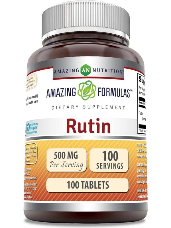 Amazing Formulas, Rutin, 500 mg, 100 Tablets Sale