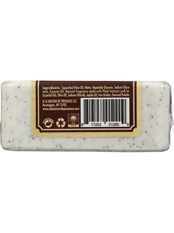 A La Maison de Provence, Coconut Charcoal Bar Soap, 8.8 oz Online