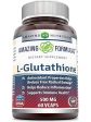 Amazing Formulas, L-Glutathione, 500 mg, 60 Veggie Capsules on Sale