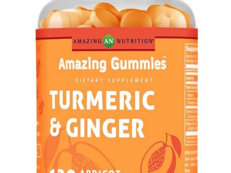 Amazing Nutrition, Curcumin & Ginger Gummies Apricot, 120 Apricot Gummies Cheap