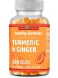 Amazing Nutrition, Curcumin & Ginger Gummies Apricot, 120 Apricot Gummies Cheap