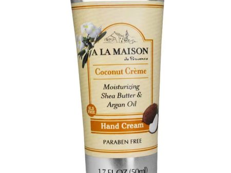 A La Maison de Provence, Coconut Creme Hand Cream, 1.7 fl oz Online Sale