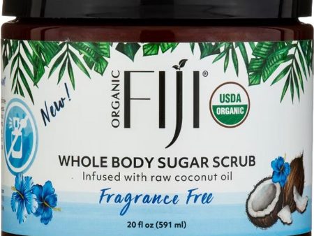 Organic Fiji, Whole Body Sugar Scrub, Fragrance Free, 20 fl oz Fashion