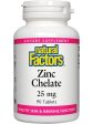 Natural Factors, Zinc Citrate 25 mg, 90 Tablets For Sale