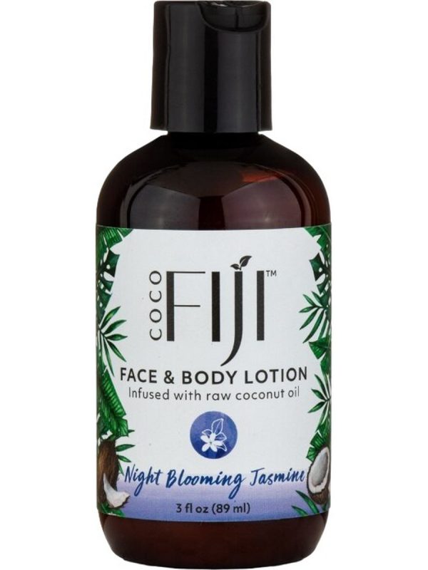 Organic Fiji, Face and Body Lotion, Night Blooming Jasmine, 3 fl oz Cheap