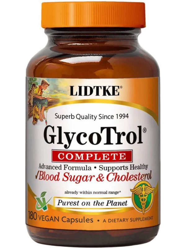 Lidtke, GlycoTrol Complete, 180 Vegan Capsules on Sale