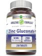 Amazing Formulas, Zinc Gluconate, 50 mg, 250 Tablets Sale